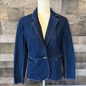 Free Assembly Denim Blazer Size S